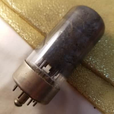 NU National Union 7N7 Loktal AT1000 TESTED Vacuum Tube greyglass T1 rare support rods triple mica early military dual triode (like 6SN7) 1941-1946 image 13