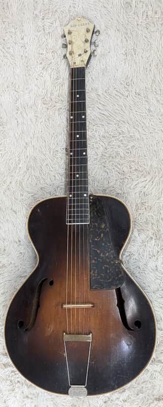 Very cool antique Kay Kraft Archtop Acoustic Guitar w/gig bag