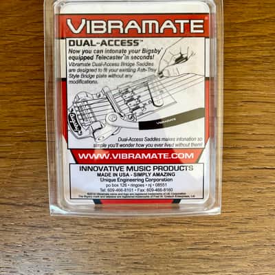 Vibramate V5-TE Dual-Access Bridge Saddles (Stainless Steel) image 2