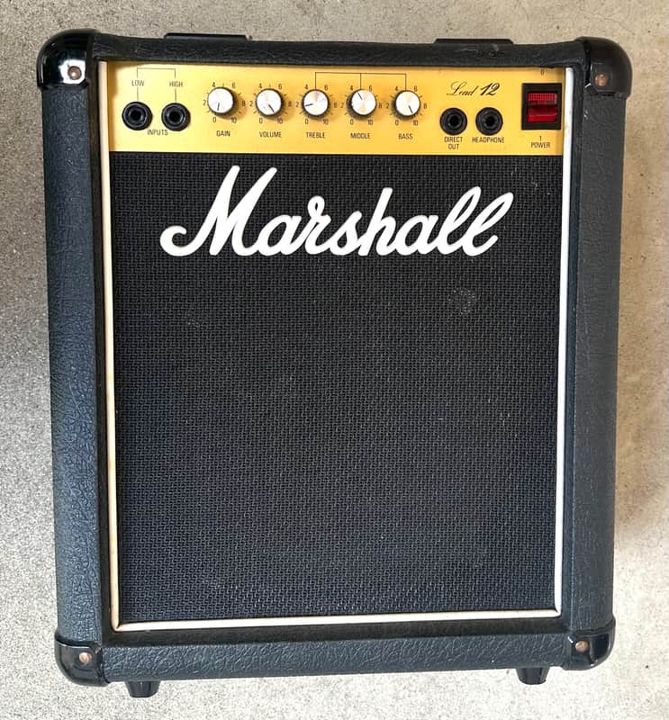 80's Marshall Lead 12 Combo 505 Guitar Amplifier for Parts or Repair Vintage image 1
