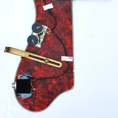 Vintage 1949 Epiphone Emperor/Natural Blonde/Hidden Controls/Floating Pickup/Second NOS Pick Guard image 9
