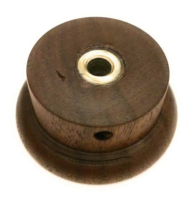 Solid Walnut Reproduction 1938 Zenith Shutter Dial Tuning Style Radio Knob-Solid Walnut Reproduction 1938 Zenith Shutter Dial Tuning Style Knob image 1