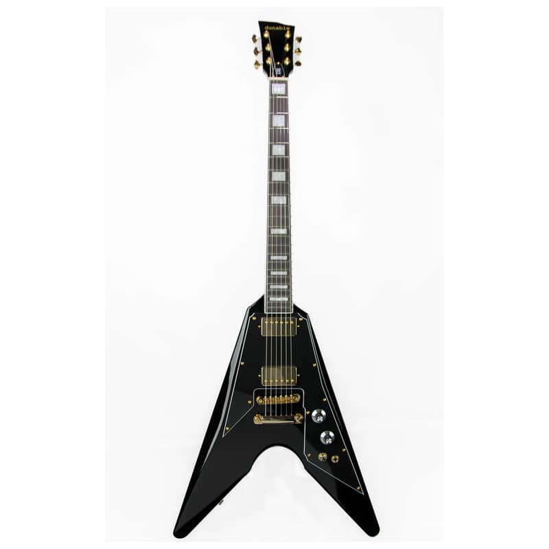 Dunable Asteroid DE, Gloss Black, Gold Hardware, Pearl Block, w/ Dunable Gig Bag image 1