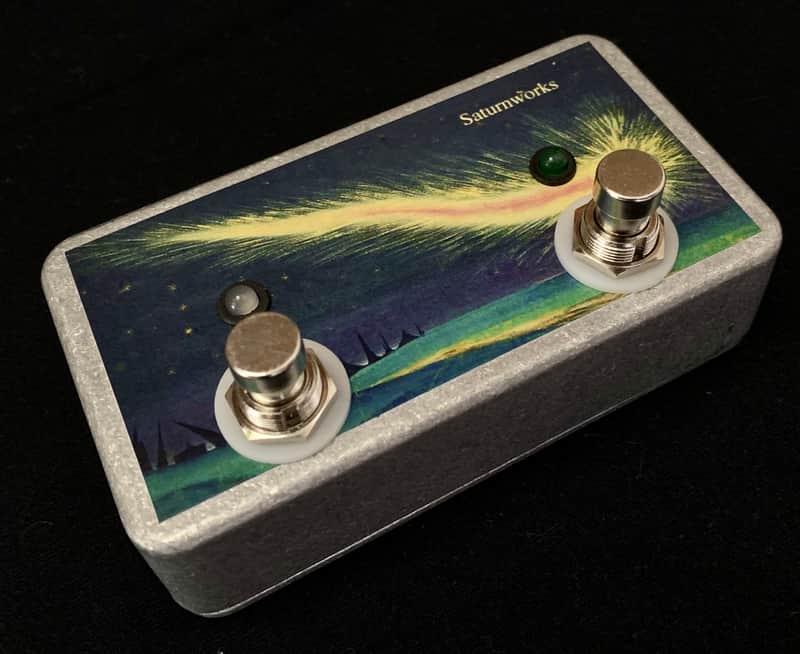 Saturnworks TRS Stereo to TS TS Dual Mono Separator / Combiner Breakout Patch Junction Box Pedal with Switches - Handcrafted in California image 1