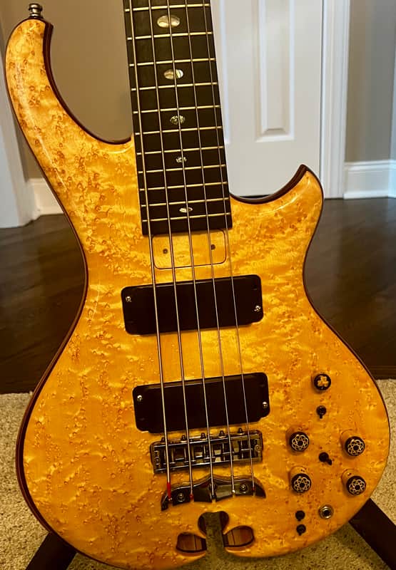 Alembic MKLB5 Mark King Signature Deluxe 5 String Bass Maple Trifecta 2013 w/OHSC image 1