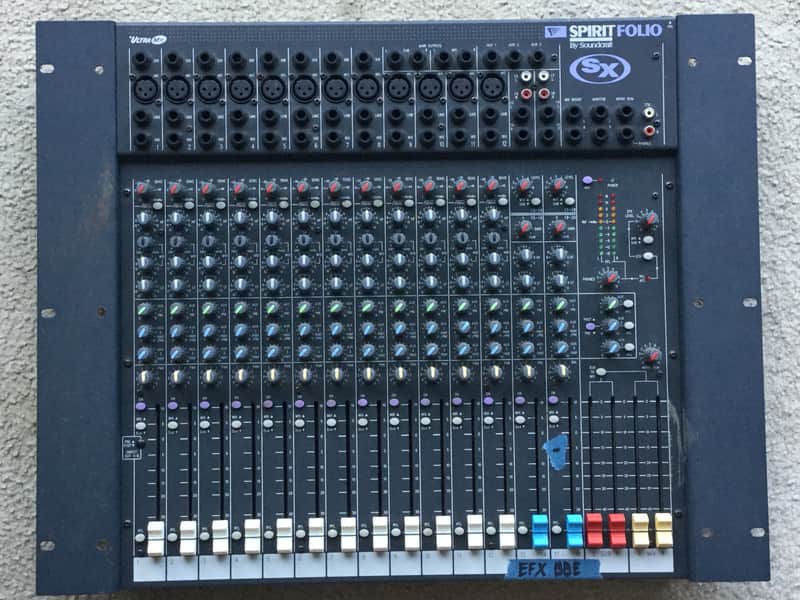 Soundcraft SPIRIT Folio SX ミキサー Soundcraft Spirit Folio SX Mixer NO POWER SUPPLY - Evolution Music