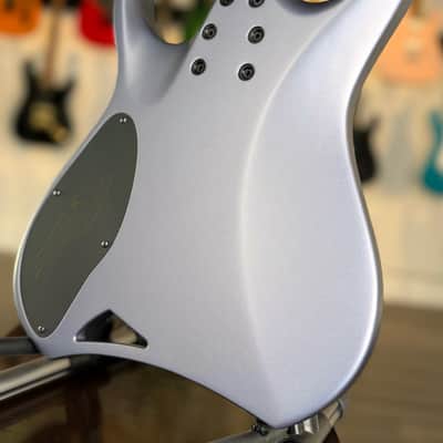 Mayones Hydra Elite 7 - Slate Blue Gray Satin Monolith Custom Color - Custom Shop Headless image 7