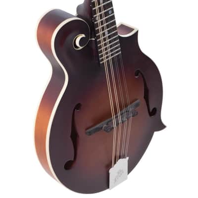 The Loar LM-310F-BRB Honey Creek Hand-Carved F-Style Mandolin, Satin Brownburst image 3