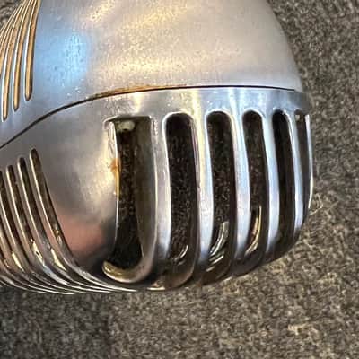 Shure 55S Unidyne Microphone Vintage 1960 Aluminum Pat Pending image 9