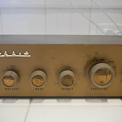 Heathkit WA-P2 Tube Vintage Preamplifier Circa-1950's-Gold image 2