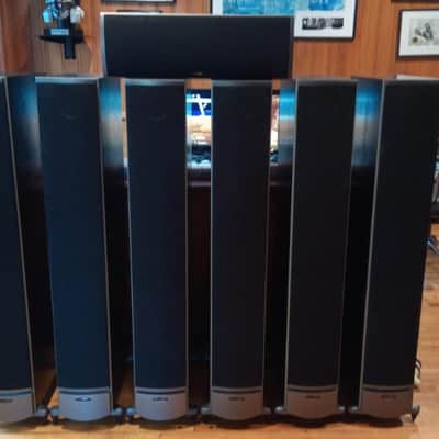 Polk Audio RTi12 Single Tower Speaker Black image 1
