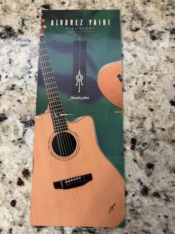 Alvarez Yairi Brochure 90s DY72 DY62 DY61 AY20 image 1