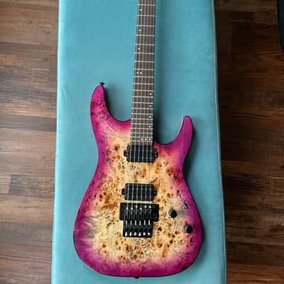 Schecter C-6 Pro FR Aurora Burst Ultra Burl image 2