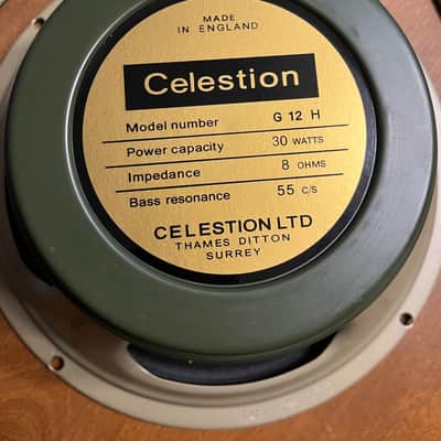 Celestion G12H 30W, 55Hz 12" Guitar Speaker, 8 ohm image 1