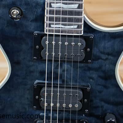 ESP LTD EC-1000 Piezo - See Thru Blue image 4