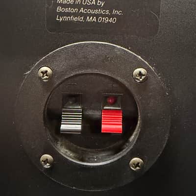 Boston Acoustics HD5 Bookshelf Speakers w/ brackets; Tested SEE VIDEO image 8