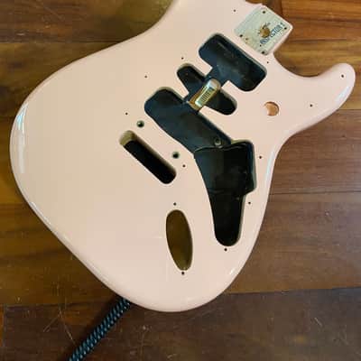 Fender Player Shell Pink Coral Strat Stratocaster Alder Body 2 Point Special Edition image 1