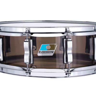 Ludwig Vistalite Bronze 5x14" Zep Bonham Snare Drum Molded Acrylic with Bowtie Lugs | Made in the USA | Authorized Dealer image 1