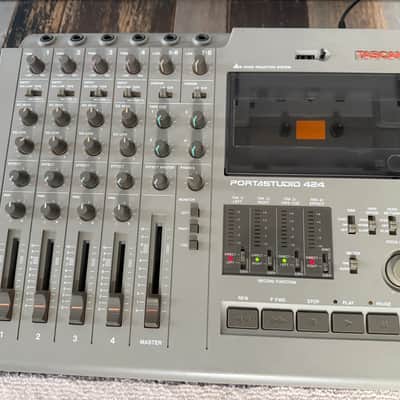 TASCAM 424 PortaStudio 1990s - Gray - SERVICED image 9