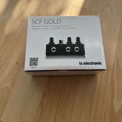TC Electronic SCF Gold Stereo Chorus + Pitch Modulator & Flanger Reissue 2022 - Present - Black image 2