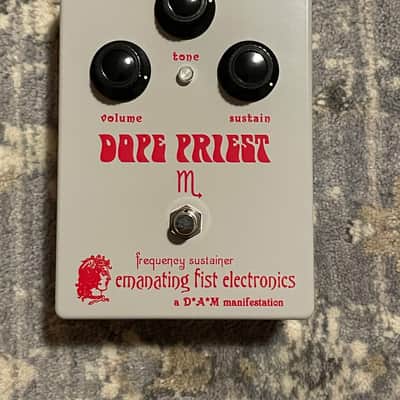 D*A*M EFE Dope Priest (Ram Head Big Muff/Circuit type '77) 2019 Dove Grey/Gloss Red image 1