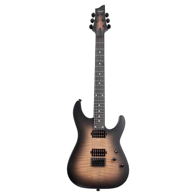 Schecter C-1 Standard Plus Electric Guitar - Ember Burst w/Ebony FB - Open Box image 2