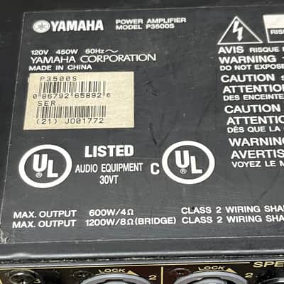 Yamaha P3500S Power Amplifier 350W Bild 10
