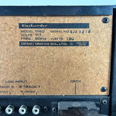 Dokorder 1140 Reel to Reel Tape Recorder 1970's - Silver / Brown - Local Pickup Only in Milwaukee, WI image 14
