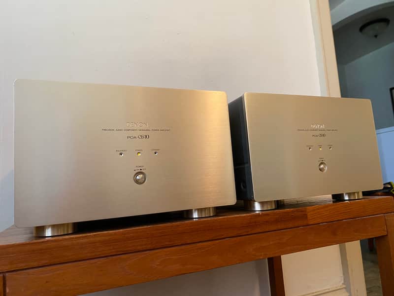 Denon POA-S10 Mono Block Power Amplifiers. Extremely Rare Audiophile Grade Amps. image 1