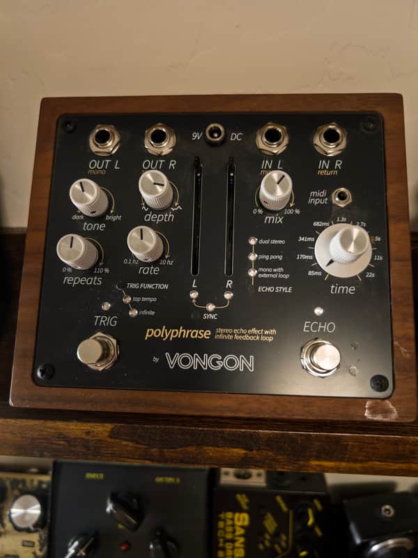 Vongon Polyphrase Stereo Delay 2022 - Present - Black image 1