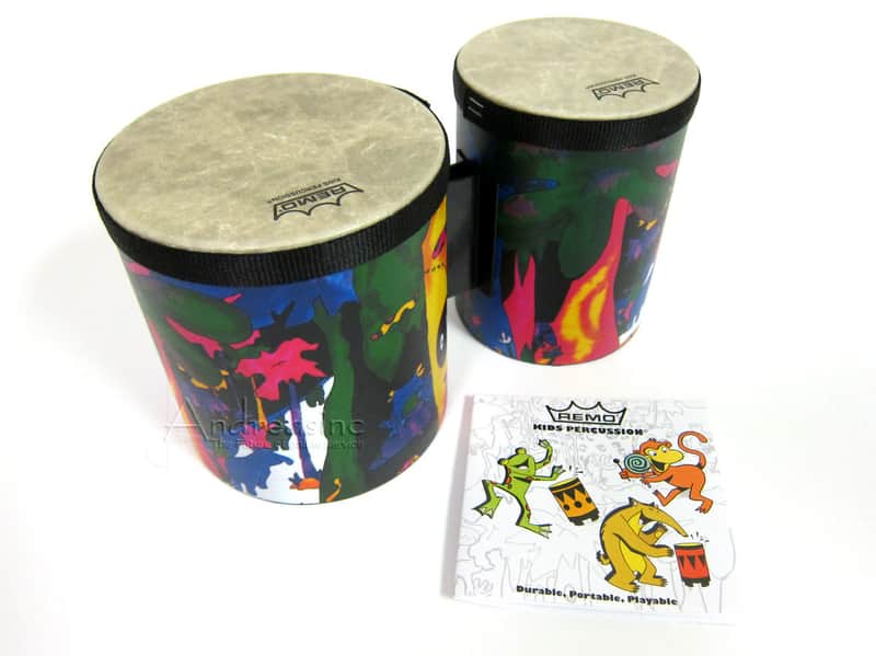 Remo Kids Percussion Bongo Drum 5-6" image 1