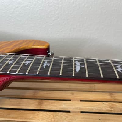 PRS SE Custom Electric Guitar - Orange Quilt image 4