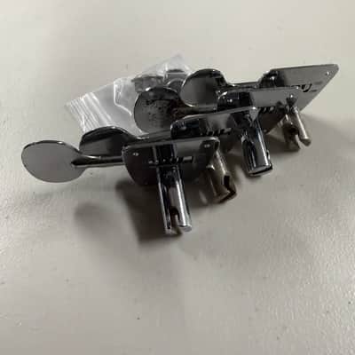 Fender Vintage Bass Tuners Oval Lollipop Heads with Bushings and Screws 1966-68 (T-473) image 2