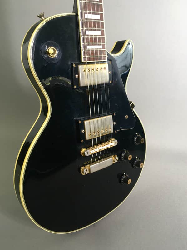 Vintage 1969 Matsumoku MIJ Aspen Single Cut Les Paul Piano Black