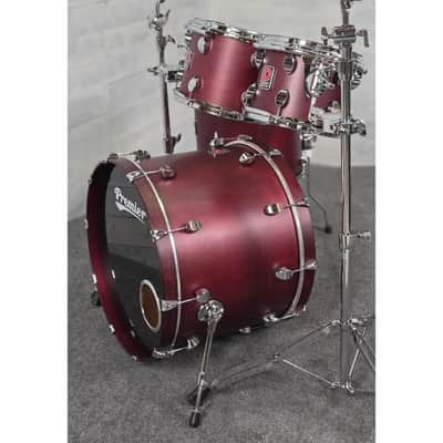 Used Premier Elite 4pc Drum Set Rosewood Satin - Very Good image 4