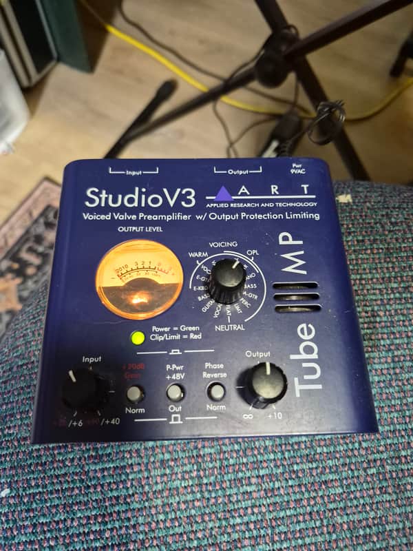 ART Tube MP Studio V3 Tube Microphone Preamp 2010 - Present - Black image 1