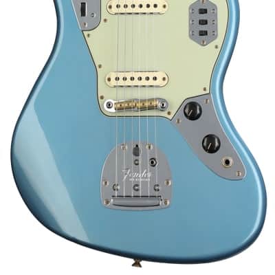 Fender Custom Shop 1964 Jaguar Journeyman Relic Electric Guitar - Faded Aged Lake Placid Blue image 2