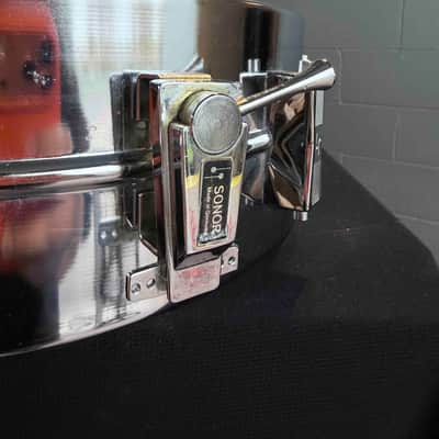 SONOR 5.5x14 Steel Snare Drum Shell (Missing Hoops & Heads) image 3