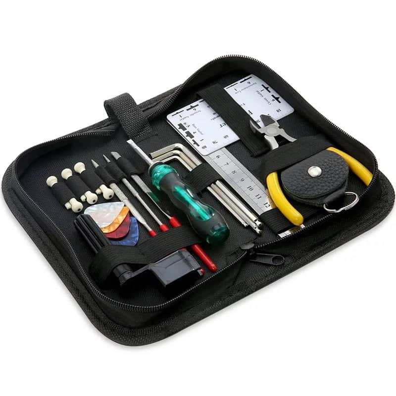 Guitar Repairing Tool Kit Wire Plier,String Organizer,Fingerboard Protector,Hex Wrenc image 1