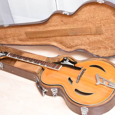 Hemosch  Erich Dölling – RARE 1950s Master Luthier GDR East German Archtop Migma Jazz Guitar image 18
