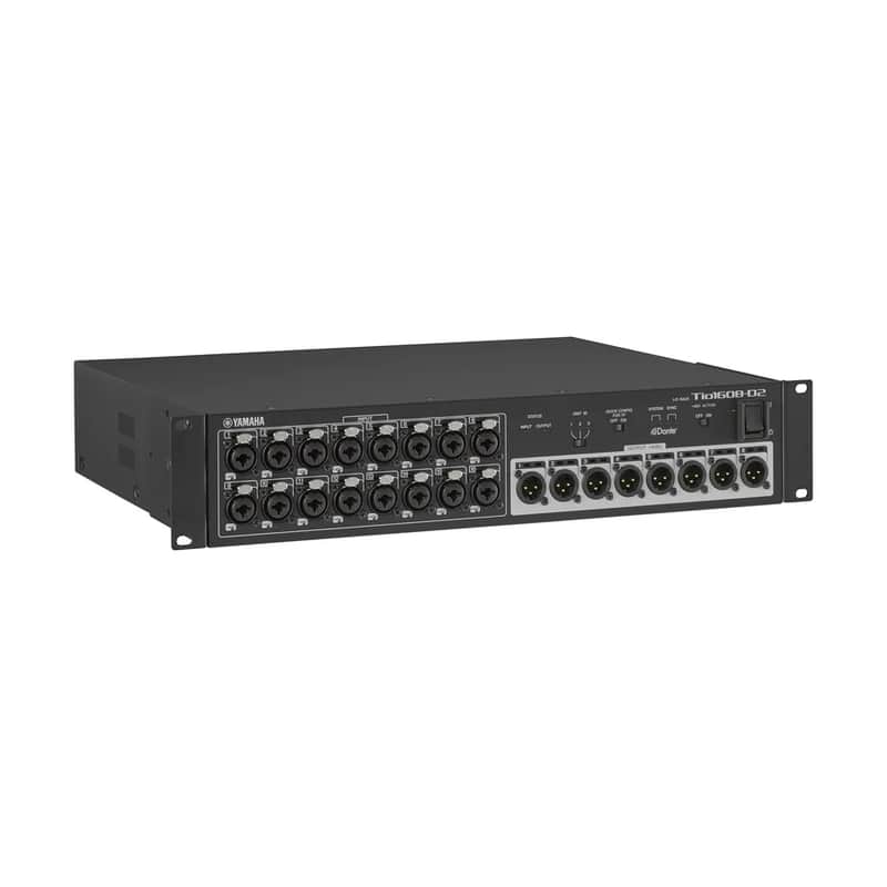 Yamaha TIO1608 16 Input, 8 Output Dante Stage Box, 96 Khz image 1