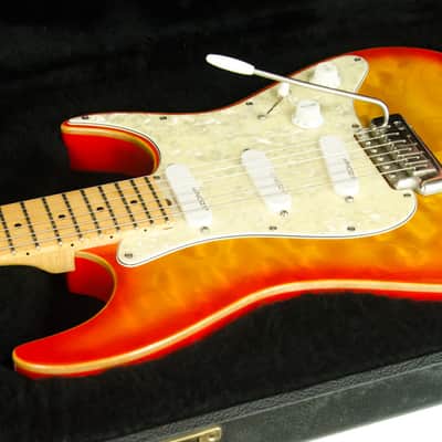 Used Zion RT Classic Electric Guitar, Vintage Cherry Burst, OHSC image 14