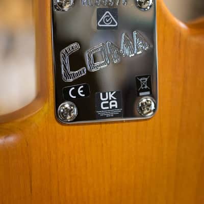 Fender Michael Landau Coma Stratocaster - Coma Red with Vintage-Style Navy Blue Hardshell Case - Demo image 8