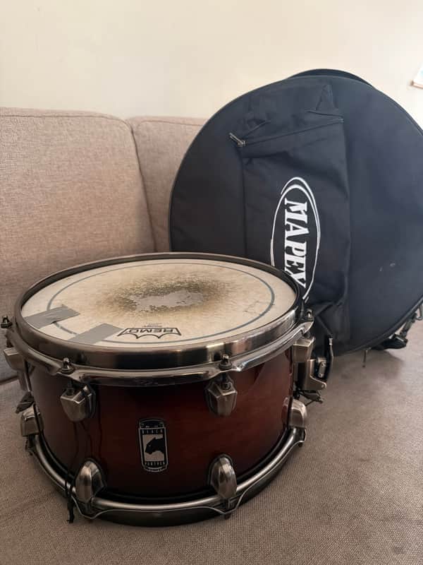 Mapex BPML3700LNWU Black Panther Blaster 13x7" Maple Snare Drum 2010s - Transparent Walnut Burst image 1
