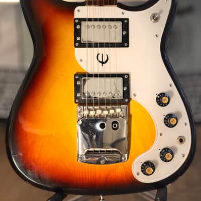 Exceptionally Clean Vintage Epiphone ET-275 MIJ Matsumoku 1970–1972 Sunburst w/ Original Case – Professionally Set Up image 2