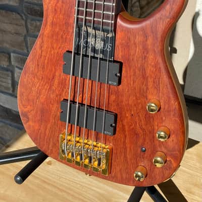 Modulus Graphite Quantum Q5 5-String Bass Guitar, graphite neck image 2