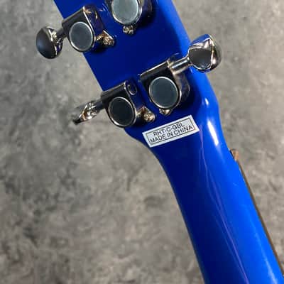 Eleuke RHT-C Solid Body/Electric Concert Size Ukulele - Gloss Blue image 6