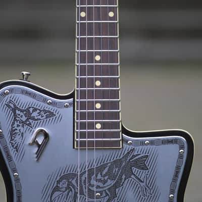 Duesenberg Alliance Series Johnny Depp - Aluminium plate with Johnny Depp tattoo artwork image 5