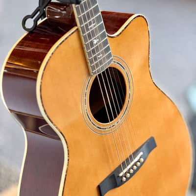PRS SE A40E Angeles Acoustic Electric Guitar, Natural image 2