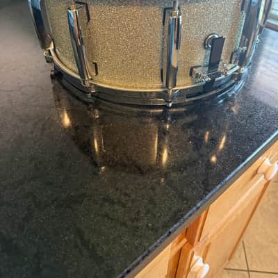 Pearl Eric Singer Signature Snare Drum - Silver Sparkle image 4